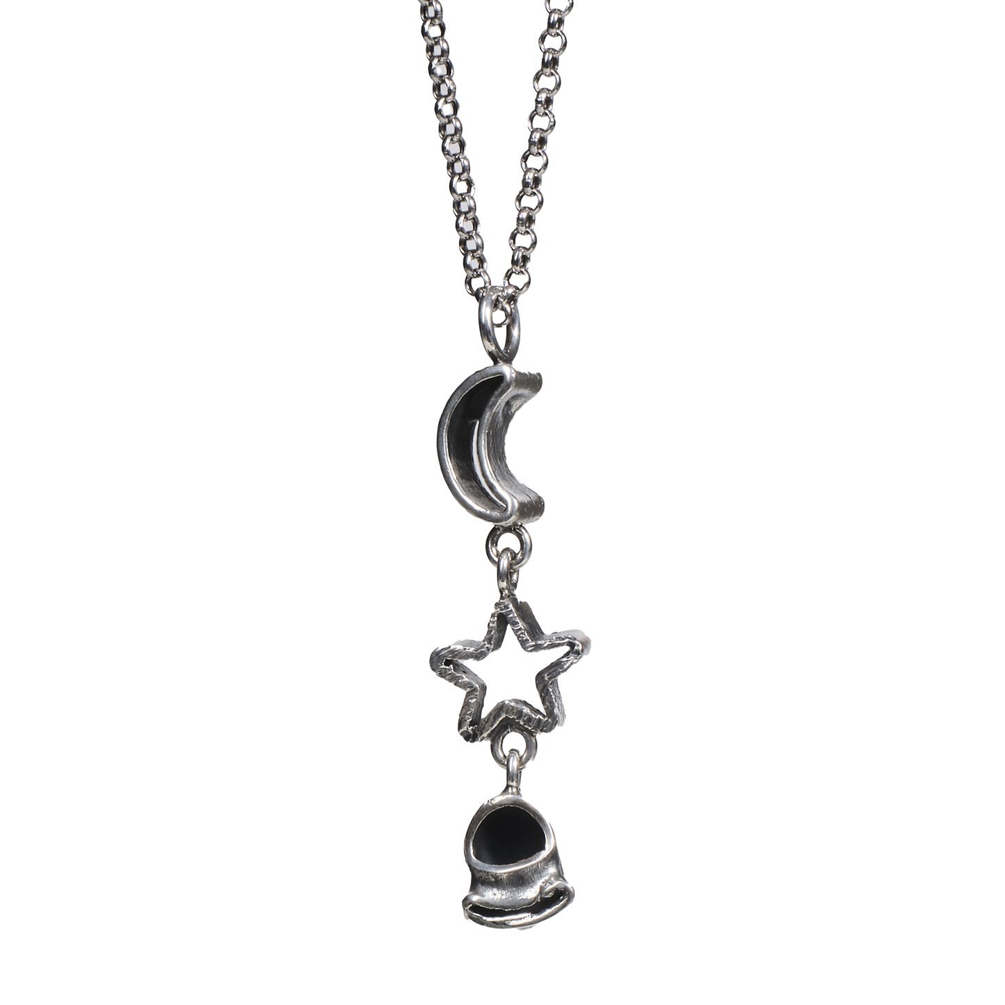 Collana con 3 “formati pasta” 12 gr argento