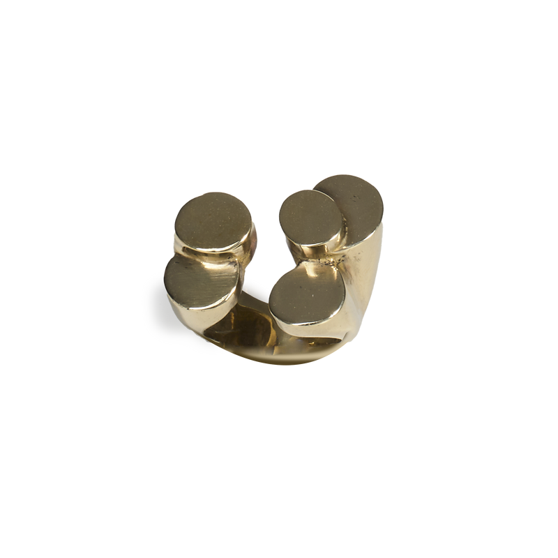 Anello Scultoreo in Argento o Bronzo - Collezione Volumetrica