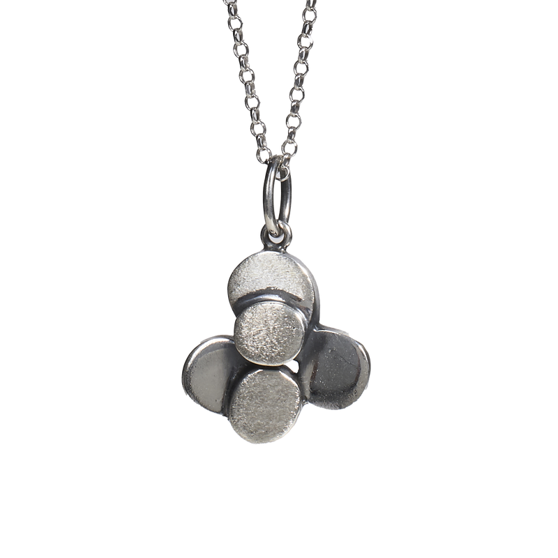 Ciondolo Piccolo in Argento satinato - Collezione Volumetrica