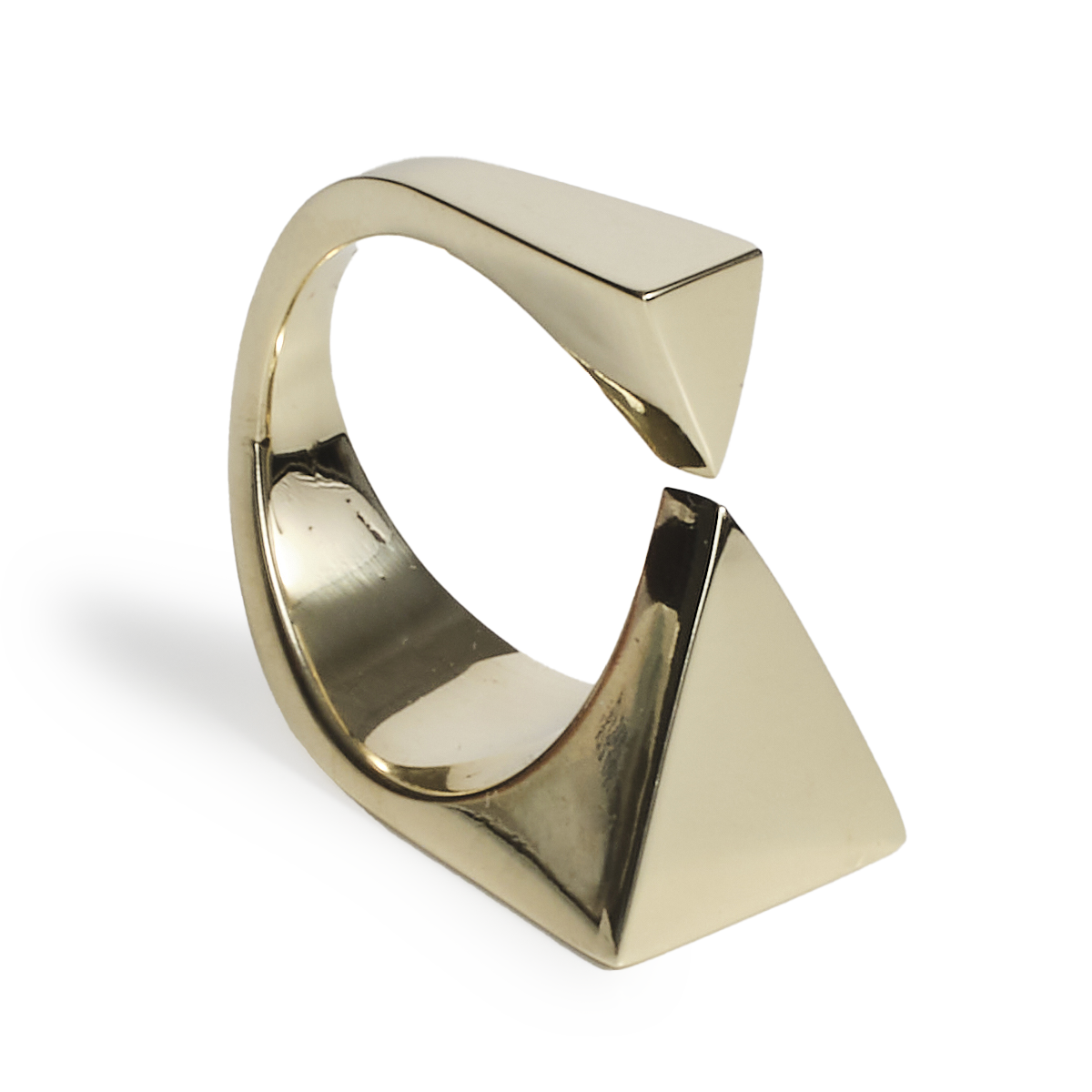 Anello Geometria a Piramide in Argento o Bronzo - Collezione Ispirazione 70